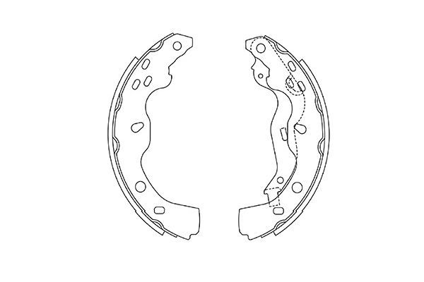 KAVO PARTS Комплект тормозных колодок BS-8936